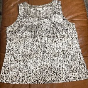 Chico's Animal Print Tank Top